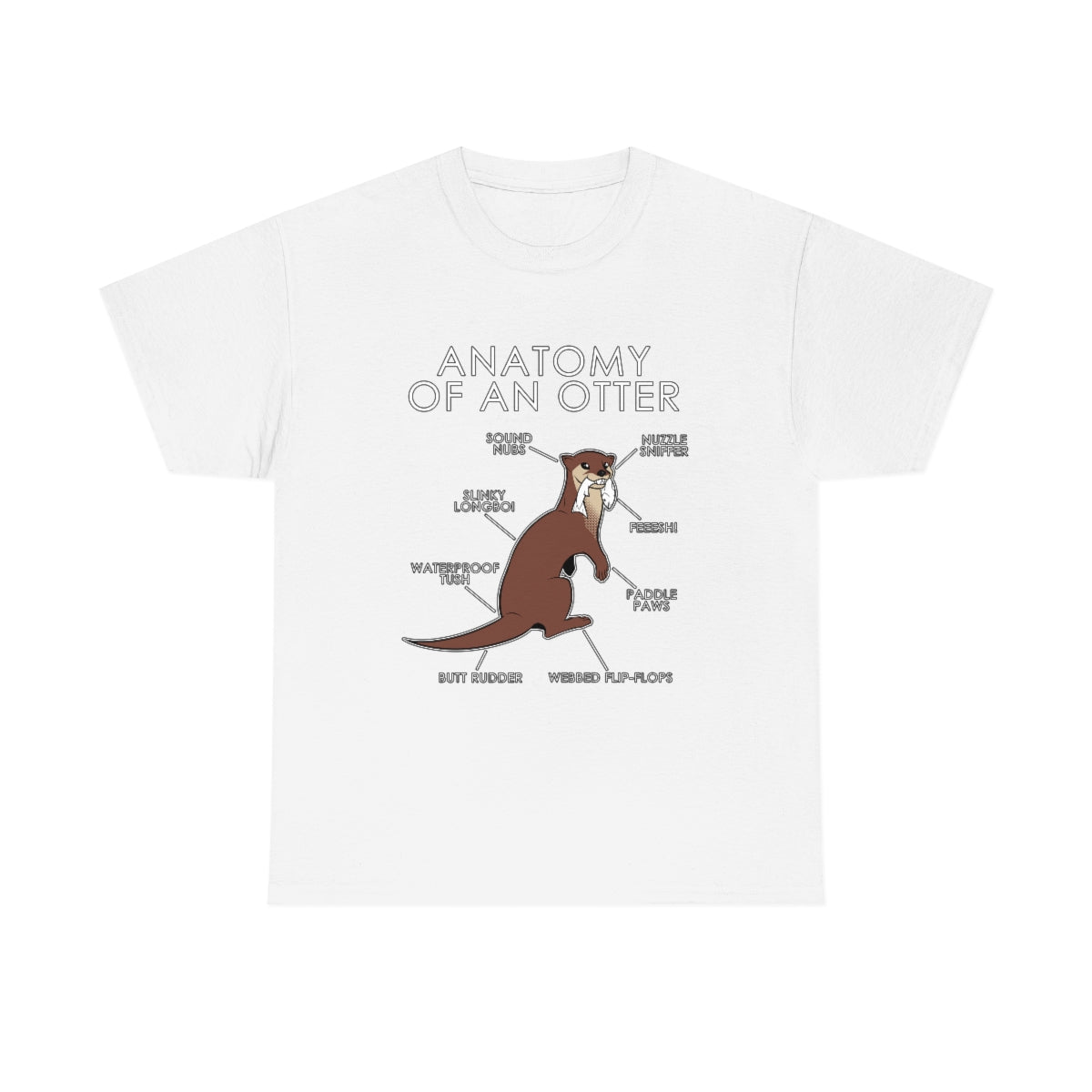 Otter Natural - T-Shirt T-Shirt Artworktee White S 
