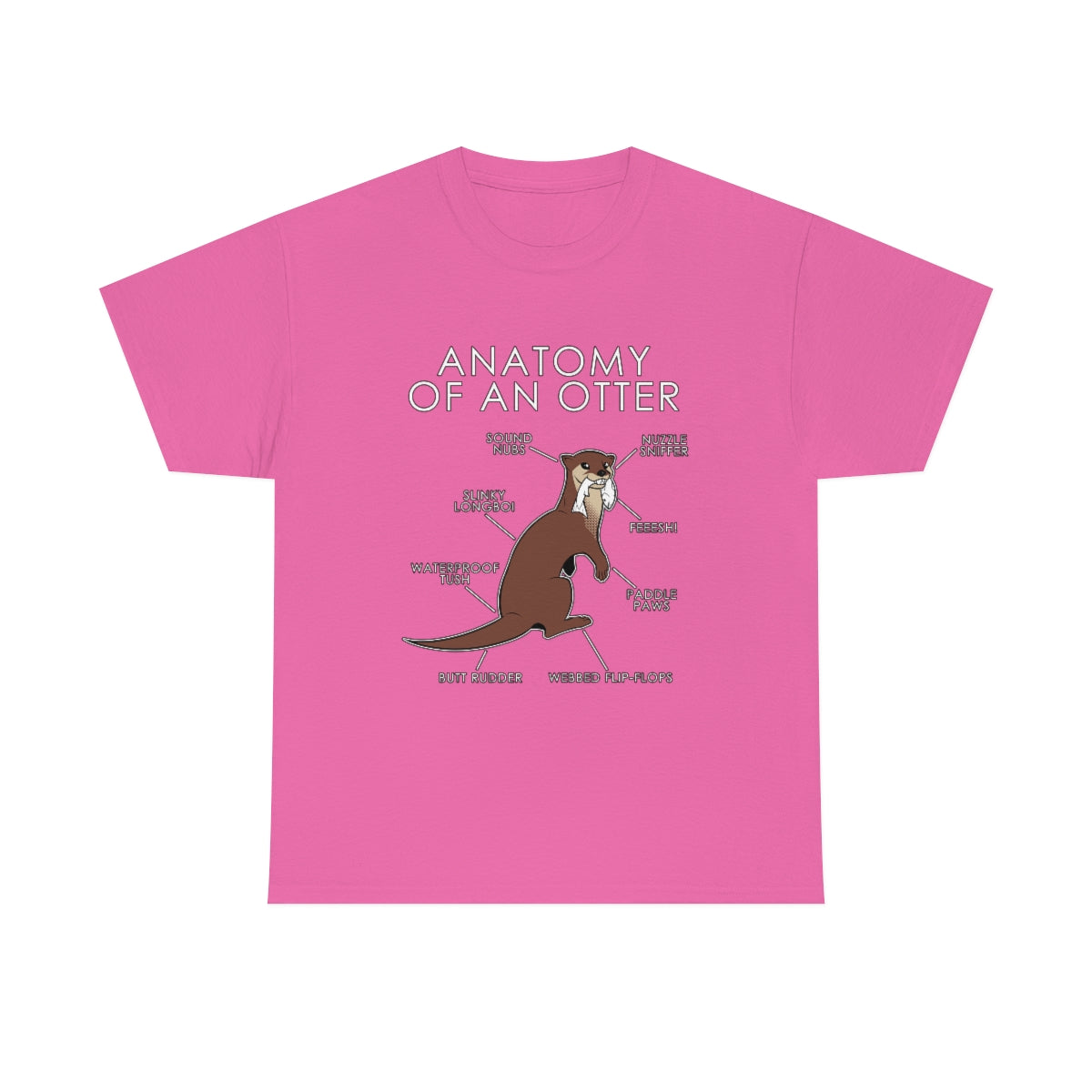 Otter Natural - T-Shirt T-Shirt Artworktee Pink S 