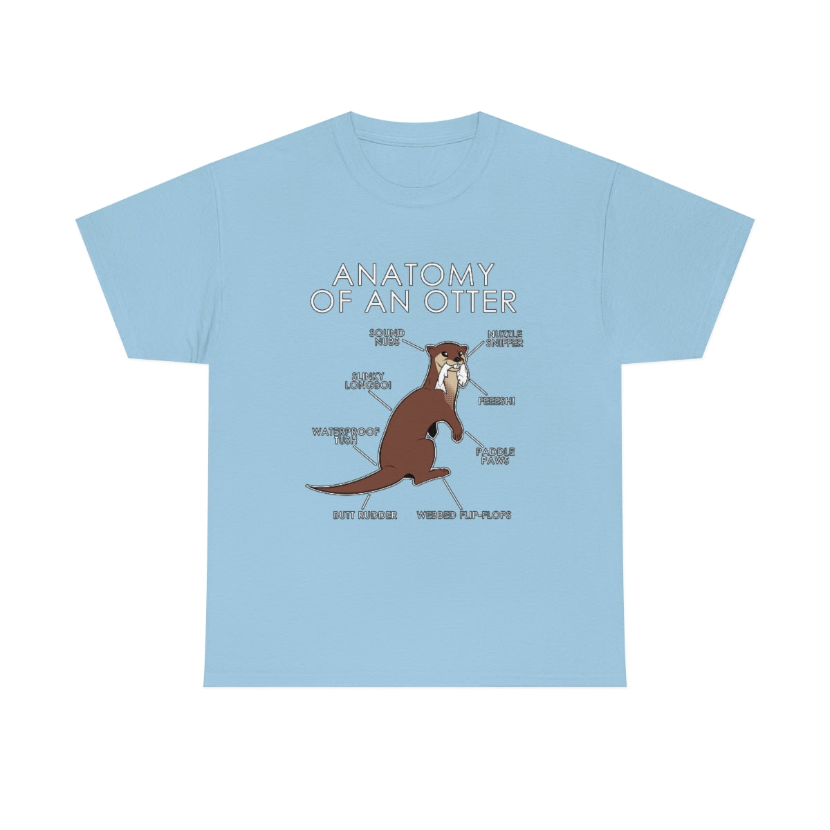 Otter Natural - T-Shirt T-Shirt Artworktee Light Blue S 