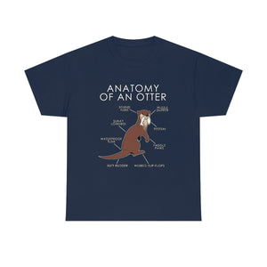 Otter Natural - T-Shirt T-Shirt Artworktee Navy Blue S 