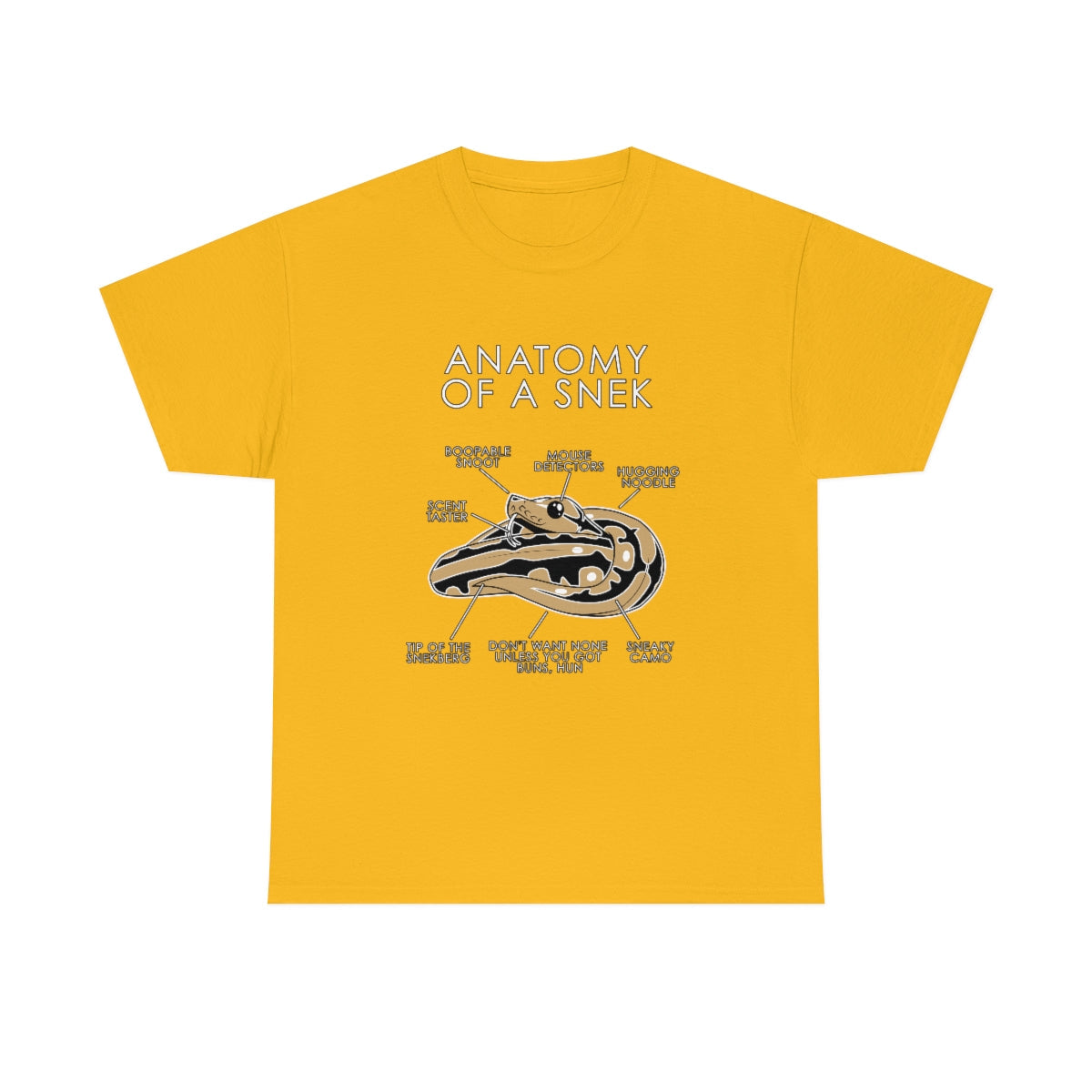 Snek Natural - T-Shirt T-Shirt Artworktee Gold S 