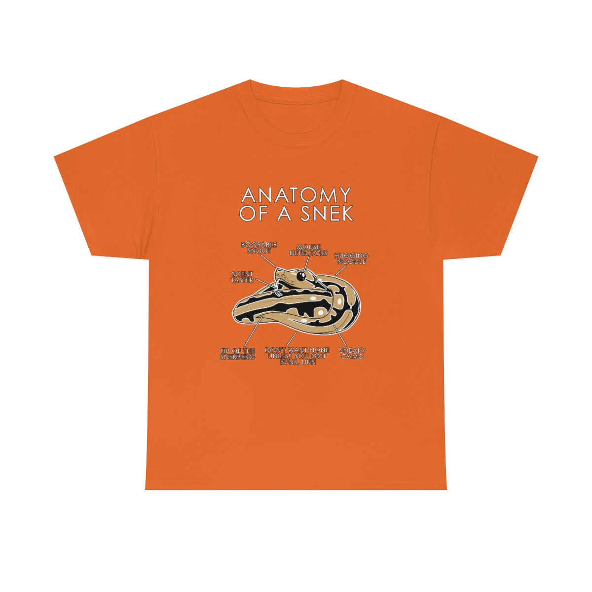 Snek Natural - T-Shirt T-Shirt Artworktee Orange S 