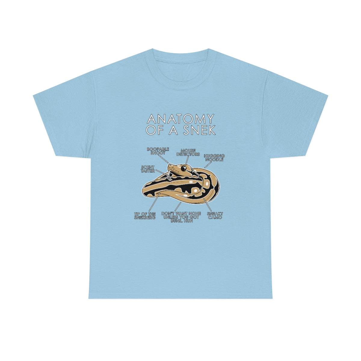 Snek Natural - T-Shirt T-Shirt Artworktee Light Blue S 