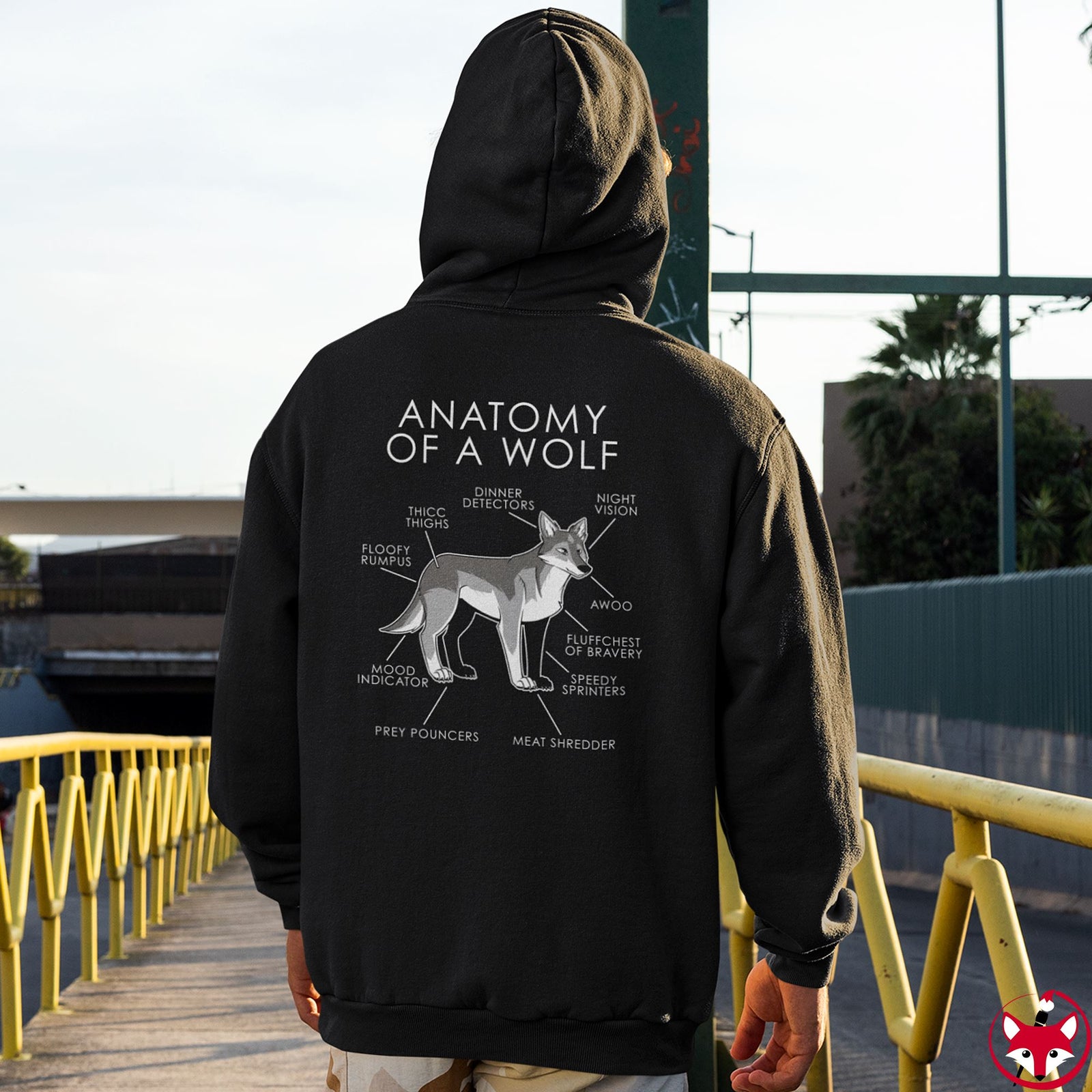 Wolf Natural - Hoodie Hoodie Artworktee 