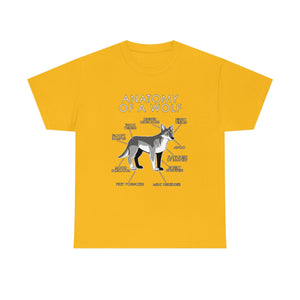 Wolf Natural - T-Shirt T-Shirt Artworktee Gold S 