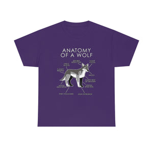 Wolf Natural - T-Shirt T-Shirt Artworktee Purple S 