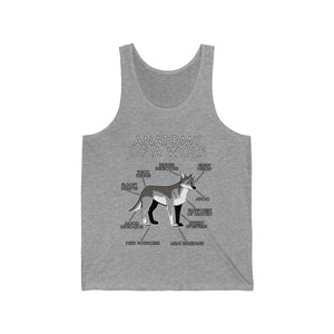 Wolf Natural - Tank Top Tank Top Artworktee Heather XS 