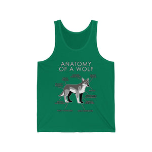 Wolf Natural - Tank Top Tank Top Artworktee Green XS 