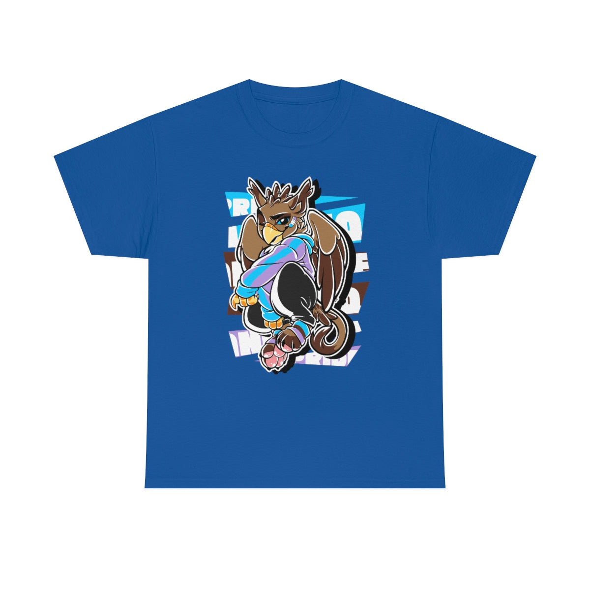 Androsexual Pride Boris Gryphon - T-Shirt T-Shirt Artworktee Royal Blue S 