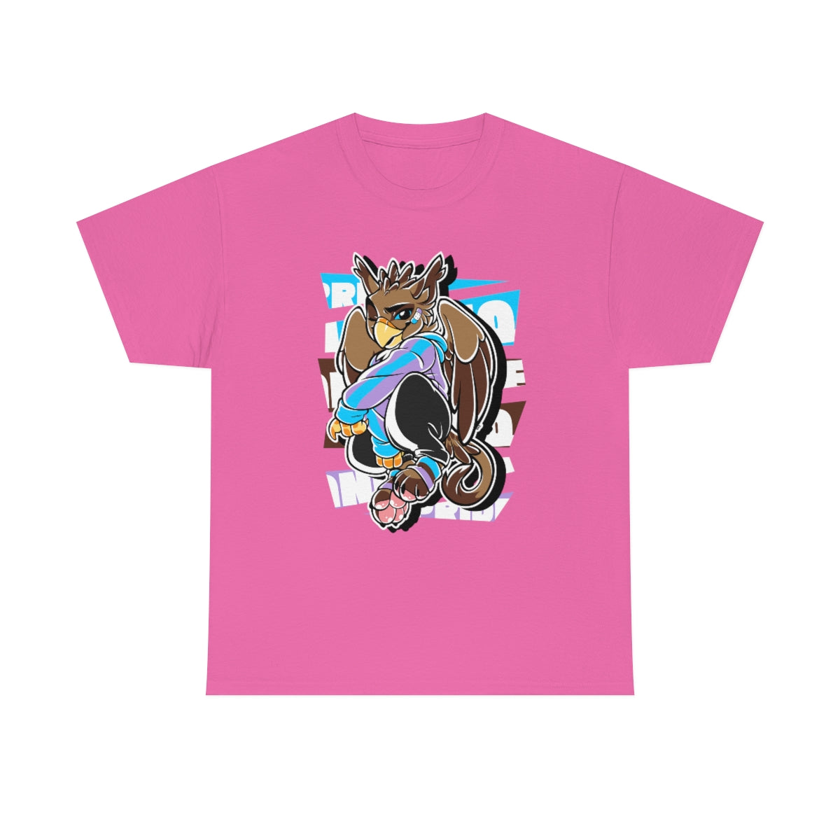 Androsexual Pride Boris Gryphon - T-Shirt T-Shirt Artworktee Pink S 