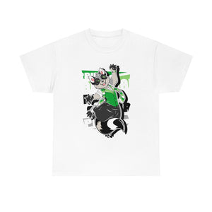 Aromantic Pride Cody Raccoon - T-Shirt T-Shirt Artworktee White S 