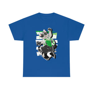 Aromantic Pride Cody Raccoon - T-Shirt T-Shirt Artworktee Royal Blue S 