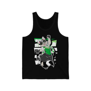 Aromantic Pride Cody Raccoon - Tank Top Tank Top Artworktee Black XS 