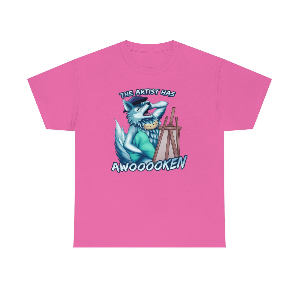 Artist Awoooken - T-Shirt Artworktee Pink S 