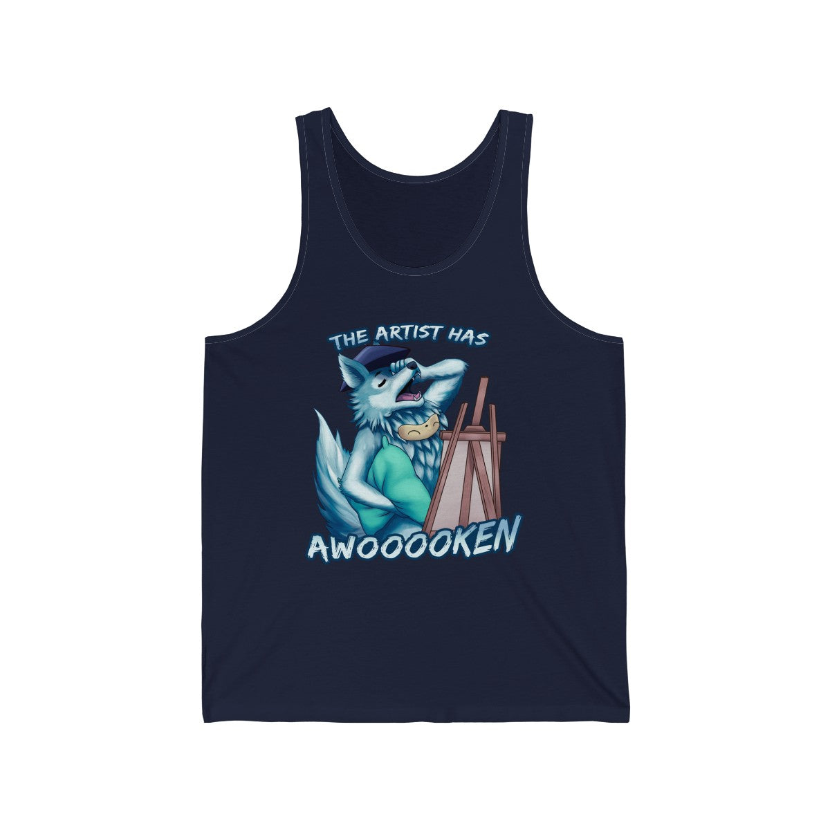 Artist Awoooken - Tank Top Tank Top Artworktee Navy Blue XS 