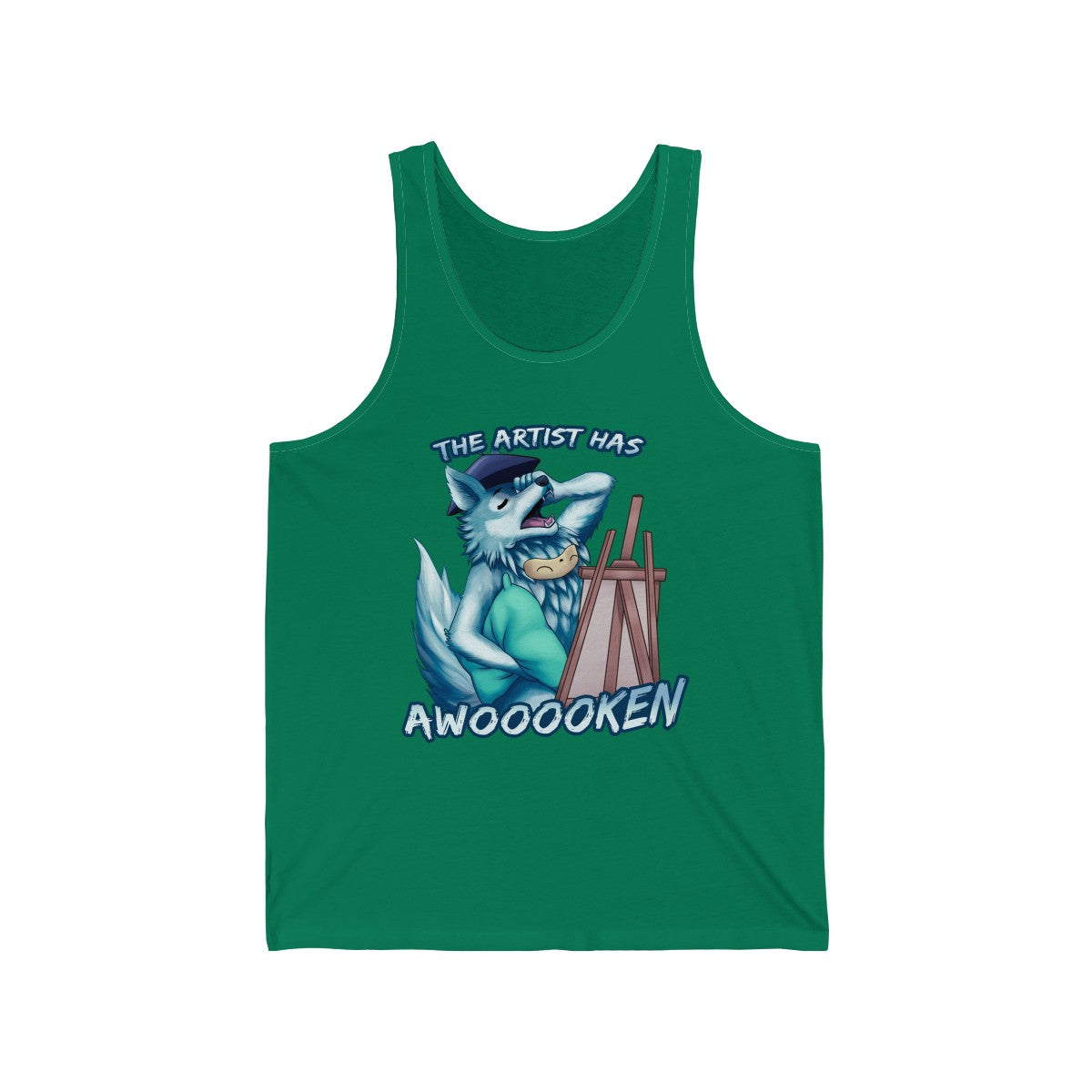 Artist Awoooken - Tank Top Tank Top Artworktee Green XS 