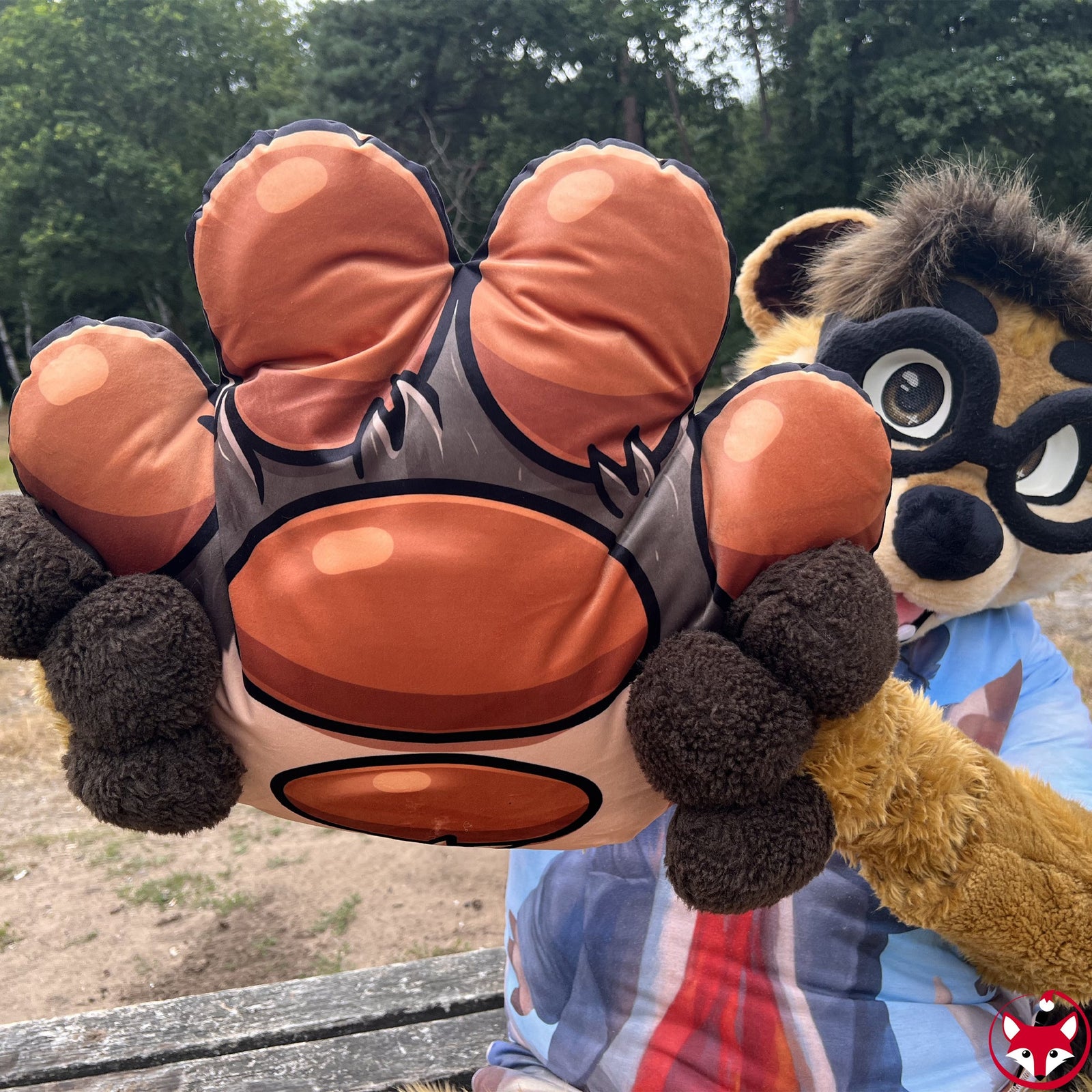 Thabo Meerkat Paw Pillow Pillow Thabo Meerkat 