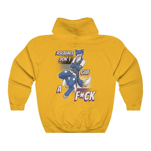 Asexual Don't Give A F*ck - Hoodie Hoodie Artemis Wishfoot Gold S 