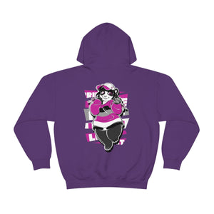 Asexual Pride Casey Panda - Hoodie Hoodie Artworktee Purple S 
