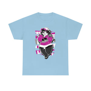 Asexual Pride Casey Panda - T-Shirt T-Shirt Artworktee Light Blue S 