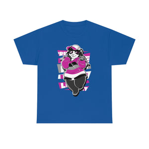 Asexual Pride Casey Panda - T-Shirt T-Shirt Artworktee Royal Blue S 