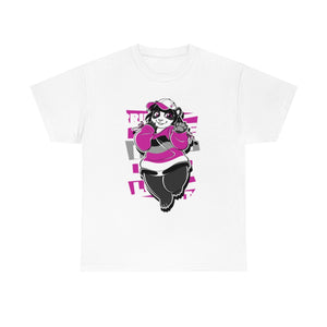 Asexual Pride Casey Panda - T-Shirt T-Shirt Artworktee White S 
