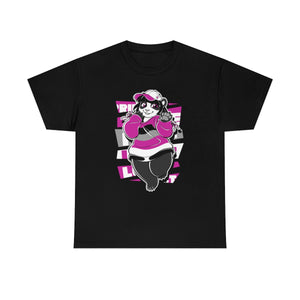 Asexual Pride Casey Panda - T-Shirt T-Shirt Artworktee Black S 