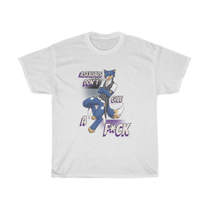 Asexual Don't Give A F*ck - T-Shirt T-Shirt Artemis Wishfoot White S 