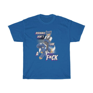 Asexual Don't Give A F*ck - T-Shirt T-Shirt Artemis Wishfoot Royal Blue S 