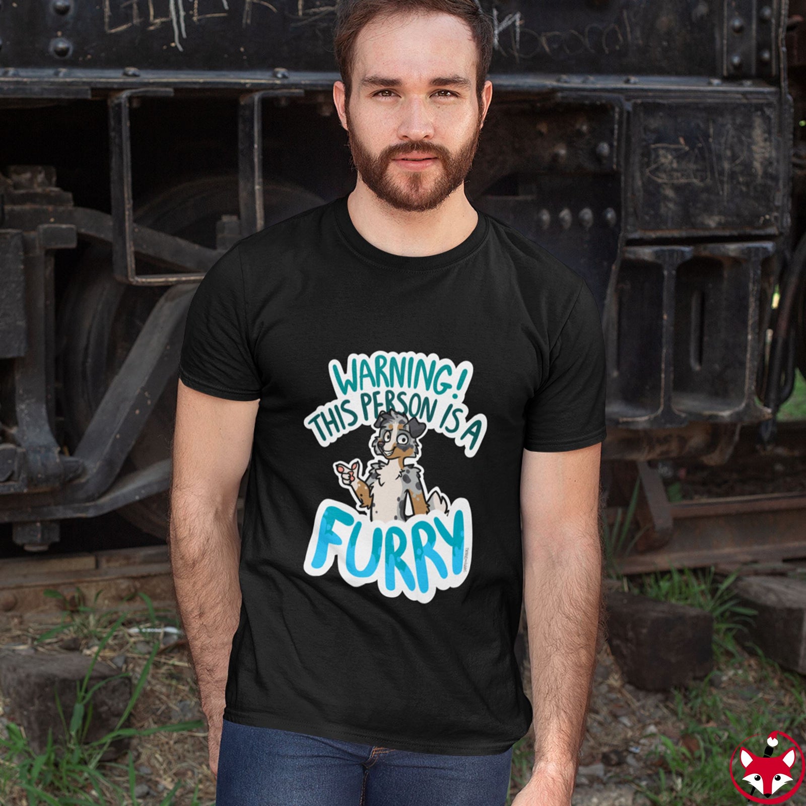 Australian Shepherd - T-Shirt T-Shirt Sammy The Tanuki 