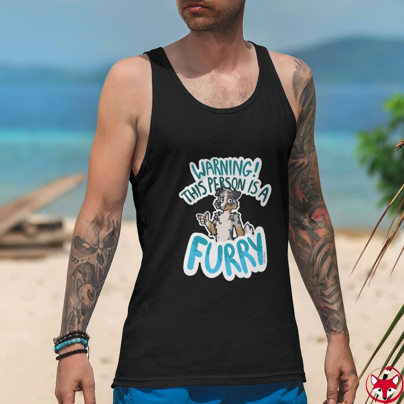 Australian Shepherd - Tank Top Tank Top Sammy The Tanuki 