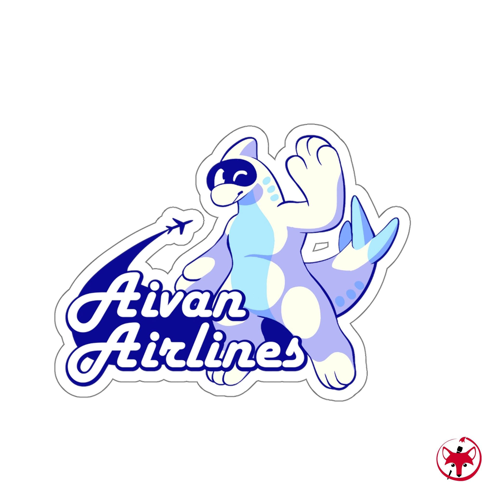 Avian Airlines - Sticker Sticker Motfal A Pack of 3 stickers 