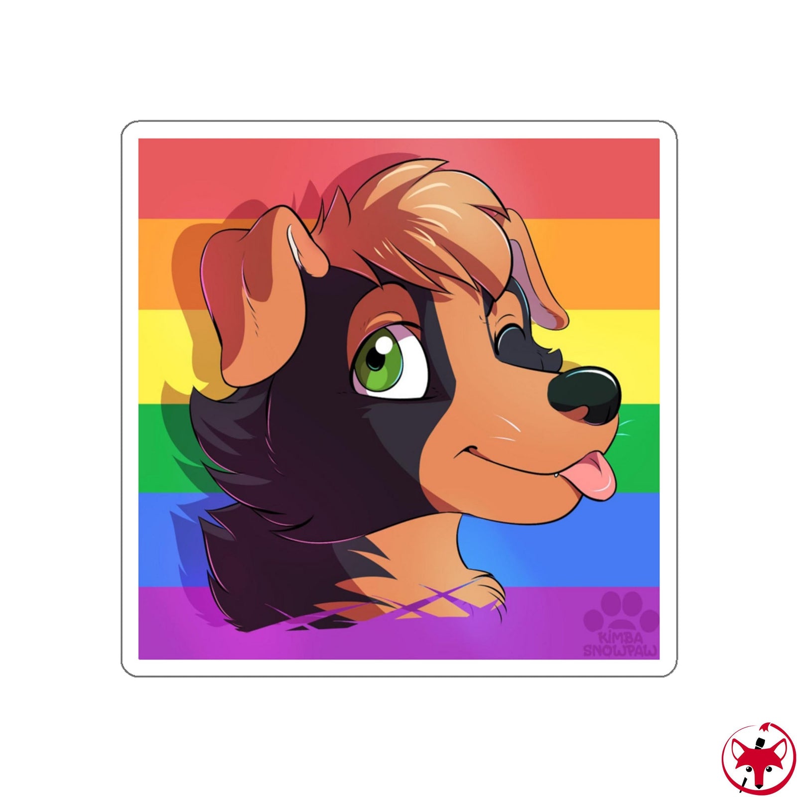 BENJI PRIDE - Sticker Sticker AFLT-Benji The Beagle Productions 