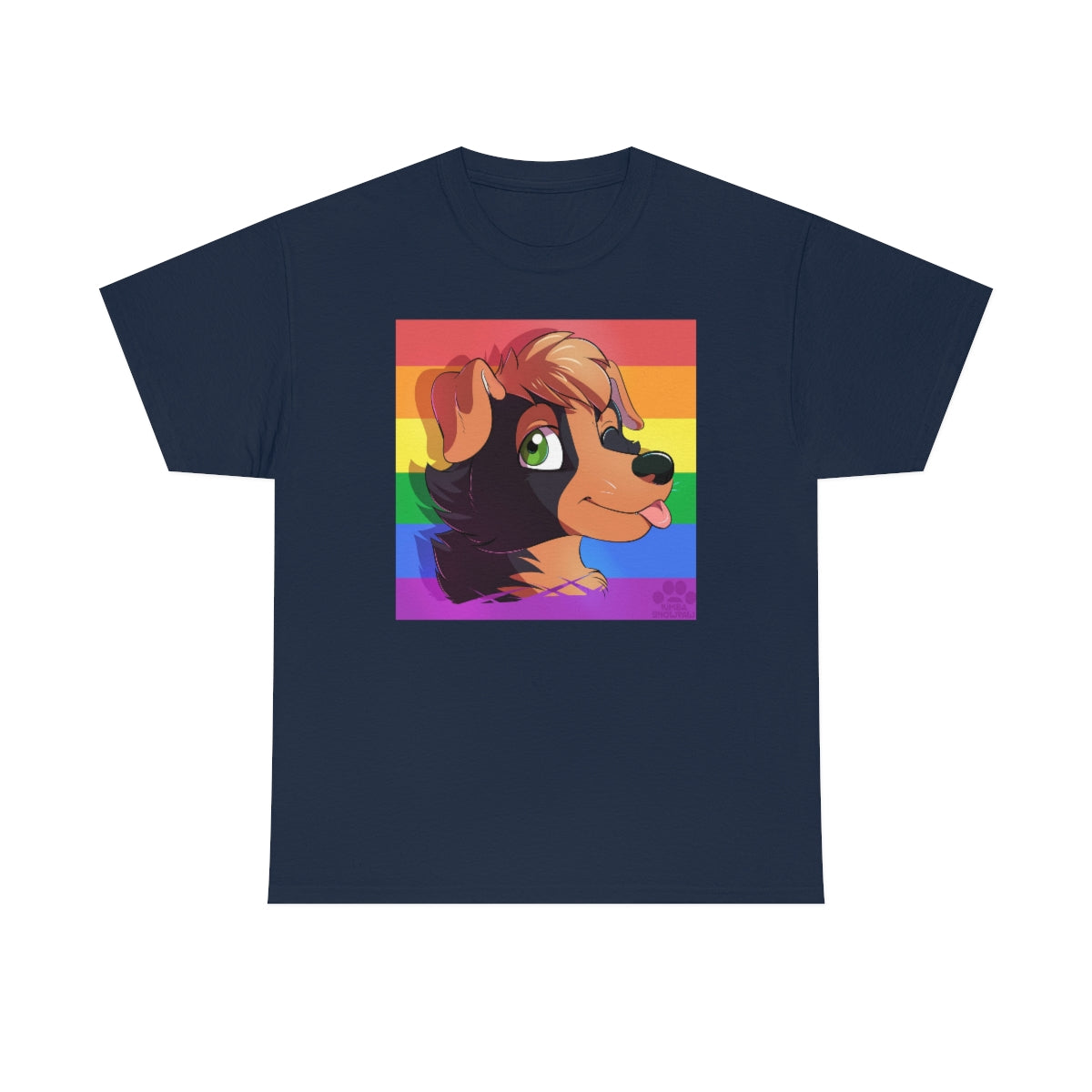 BENJI PRIDE - T-Shirt T-Shirt AFLT-Benji The Beagle Productions Navy Blue S 