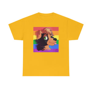 BENJI PRIDE - T-Shirt T-Shirt AFLT-Benji The Beagle Productions Gold S 