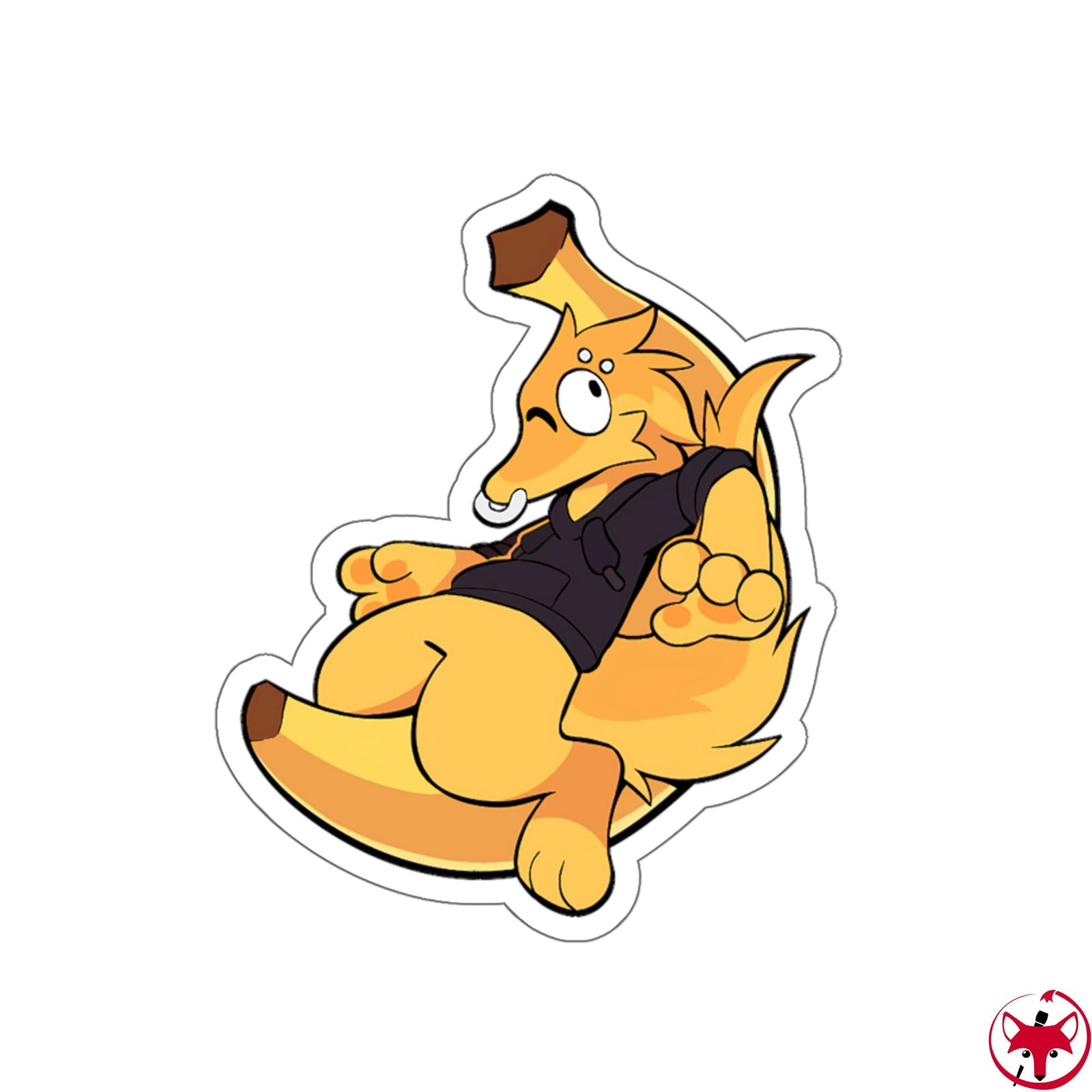 Banana-Banana - Sticker Sticker Motfal A Pack of 3 stickers 