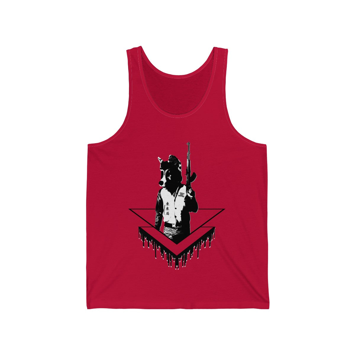 Battle Coyote - Tank Top Tank Top Corey Coyote Red XS 