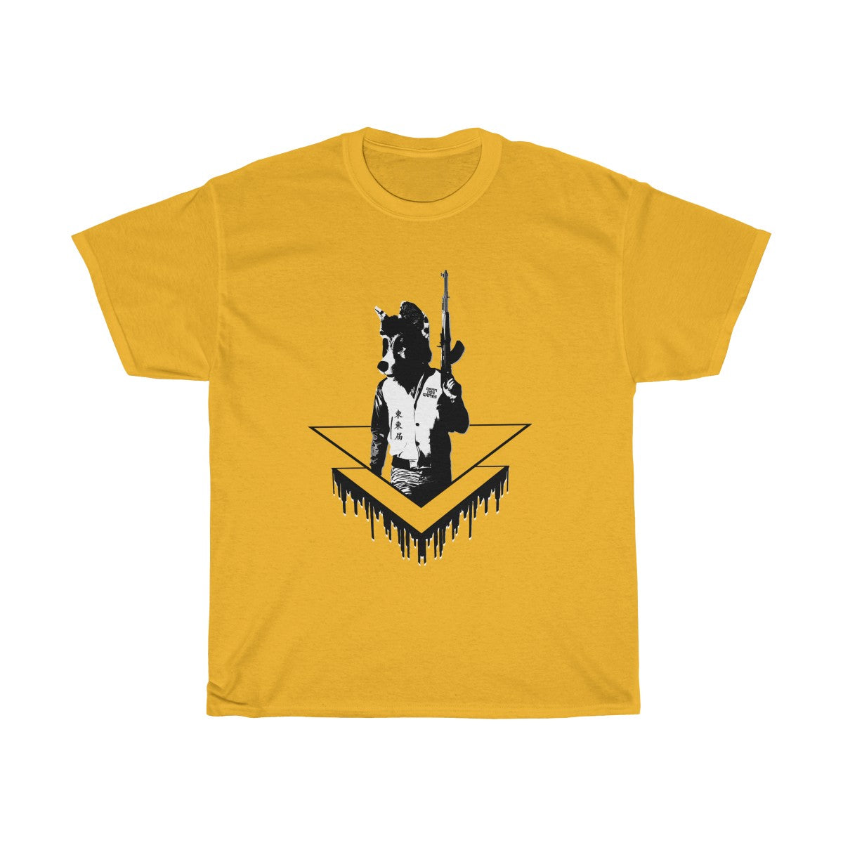 Battle Coyote - T-Shirt T-Shirt Corey Coyote Gold S 