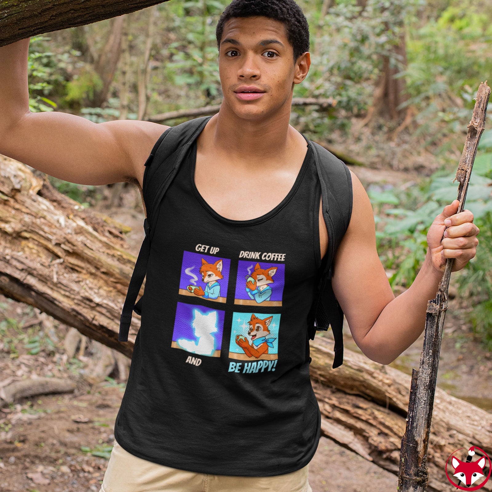 Be Happy - Tank Top Tank Top Artworktee 