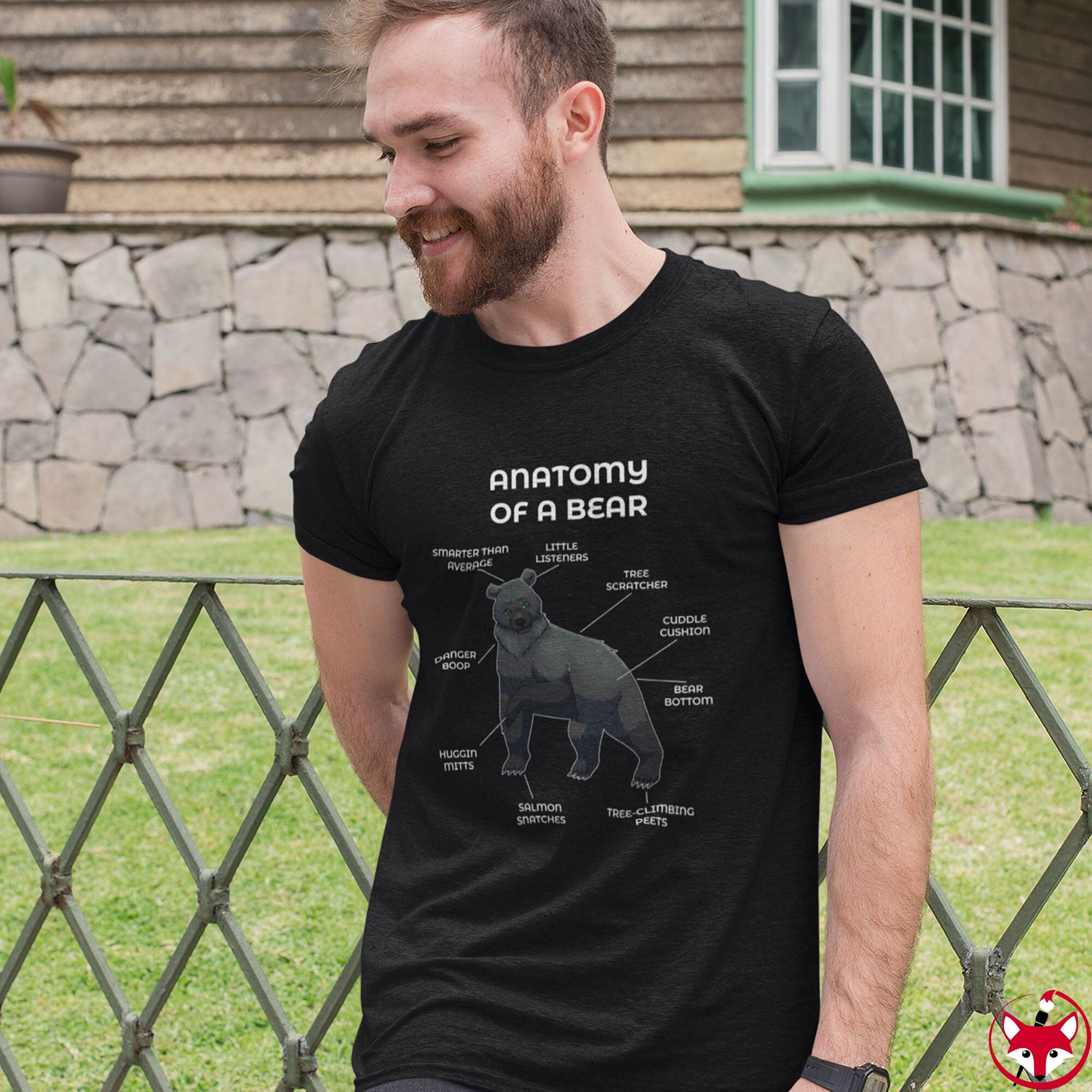 Bear Black - T-Shirt T-Shirt Artworktee 