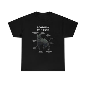 Bear Black - T-Shirt T-Shirt Artworktee Black S 