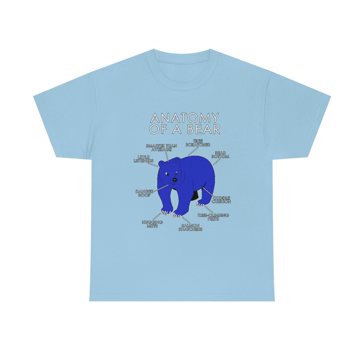 Bear Blue - T-Shirt T-Shirt Artworktee Light Blue S 