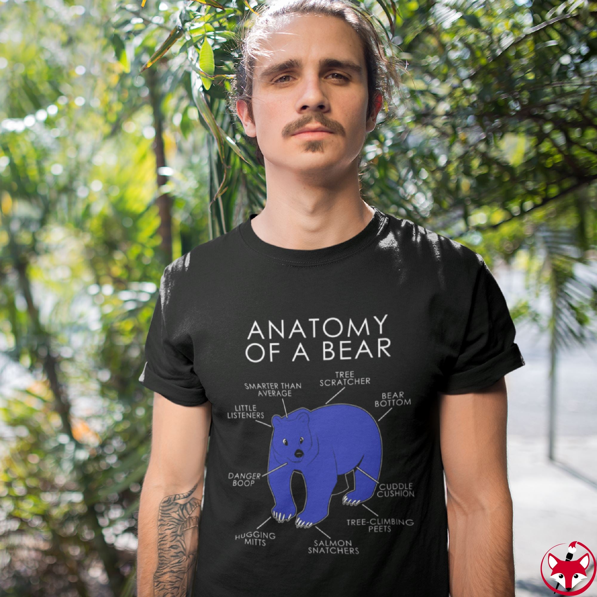 Bear Blue - T-Shirt T-Shirt Artworktee 