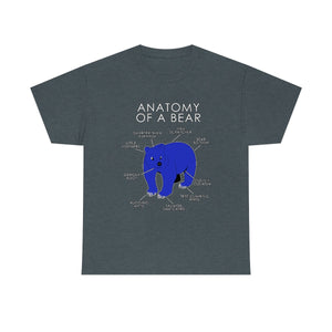 Bear Blue - T-Shirt T-Shirt Artworktee Dark Heather S 