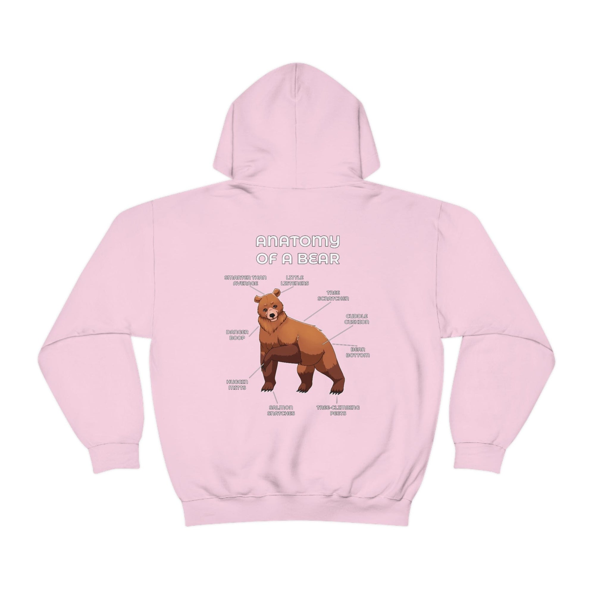 Bear Brown - Hoodie Hoodie Artworktee Light Pink S 