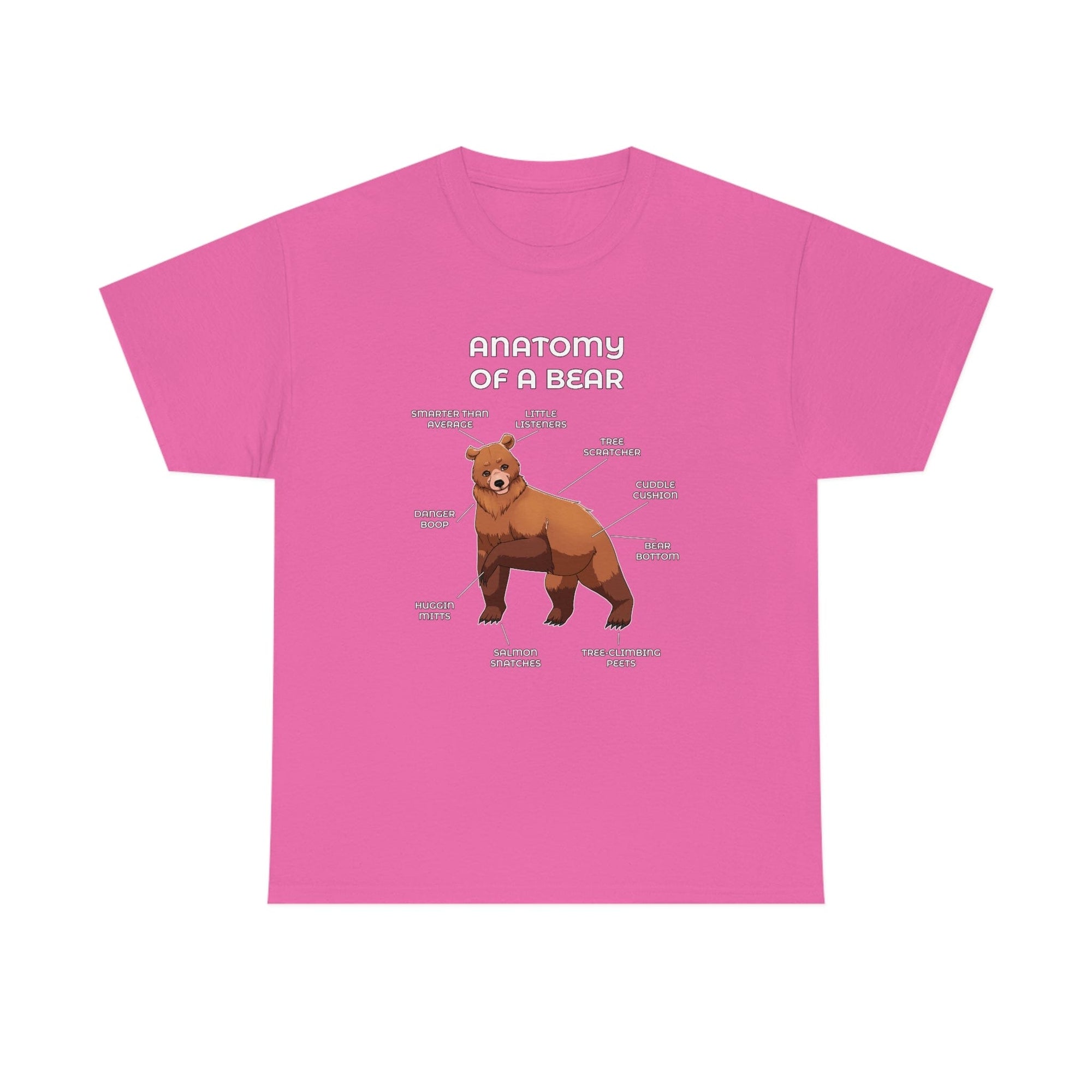 Bear Brown - T-Shirt T-Shirt Artworktee Pink S 