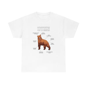 Bear Brown - T-Shirt T-Shirt Artworktee White S 