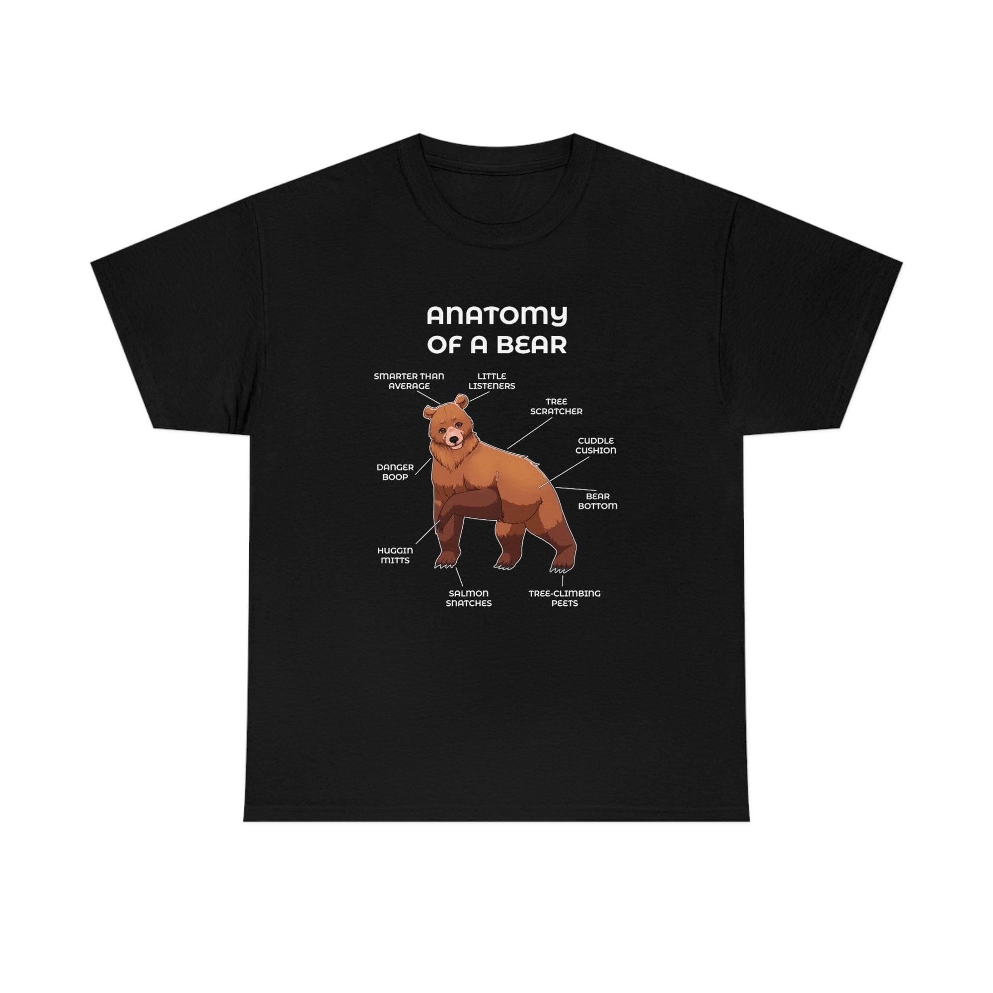 Bear Brown - T-Shirt T-Shirt Artworktee Black S 