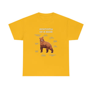 Bear Brown - T-Shirt T-Shirt Artworktee Gold S 