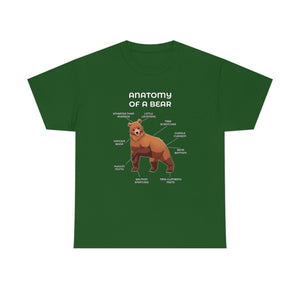 Bear Brown - T-Shirt T-Shirt Artworktee Green S 